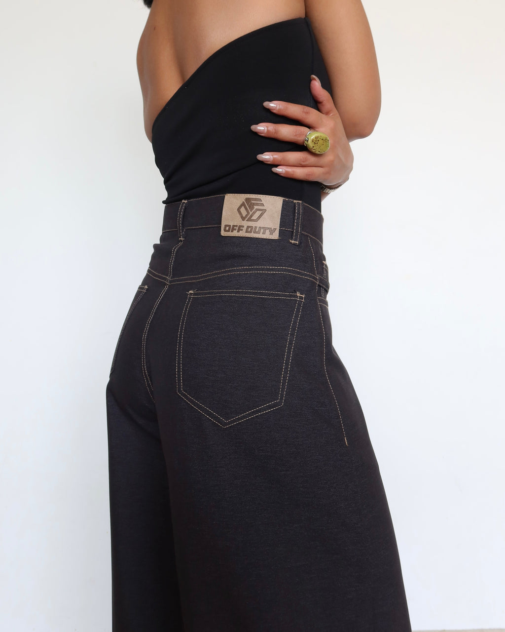 RǏWYÑ | Secondary Denim Look A Like Street Core Pants