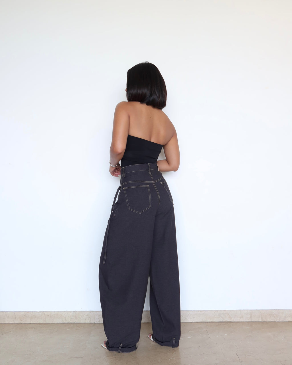 RǏWYÑ | Secondary Denim Look A Like Street Core Pants