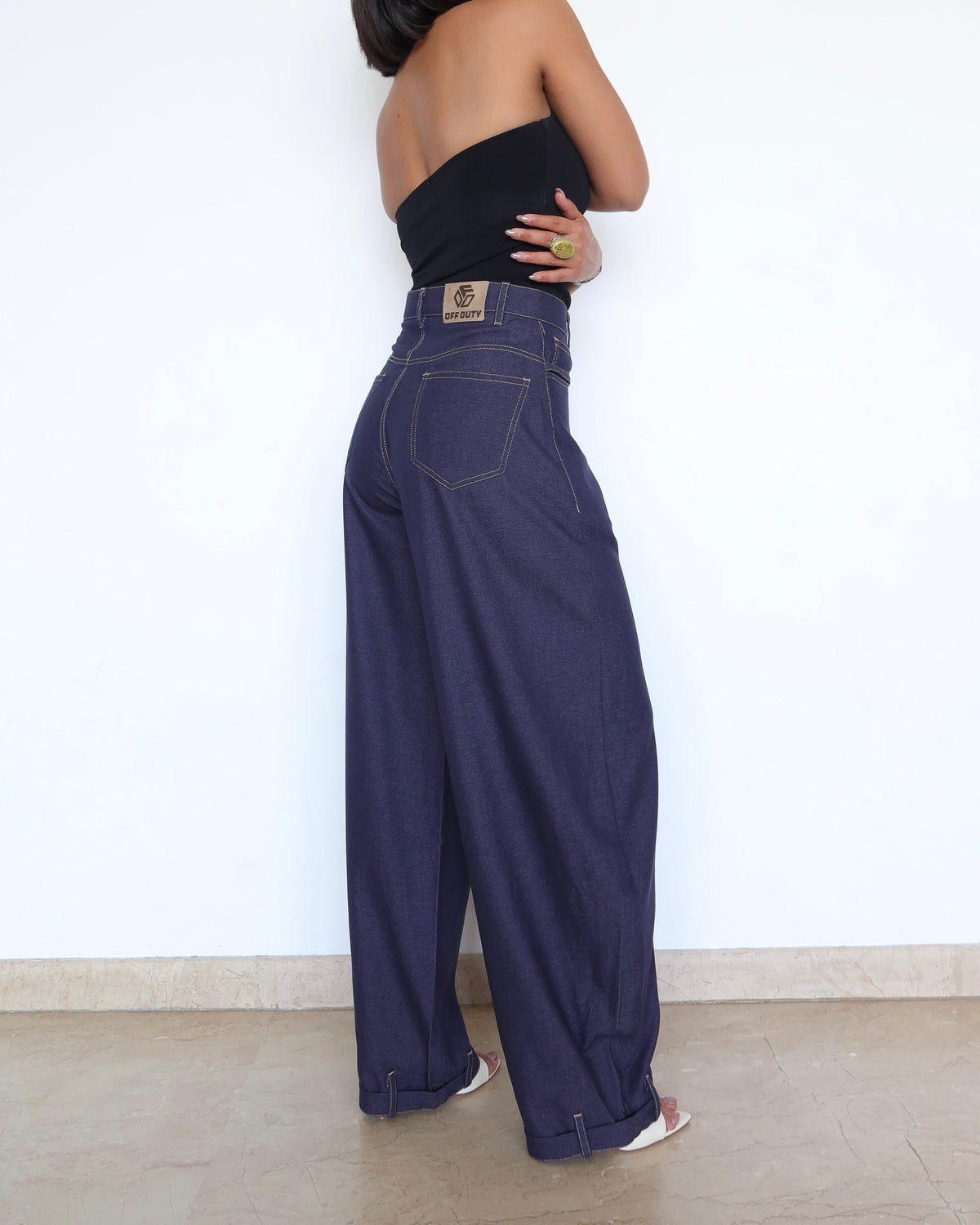 RǏWYÑ | Secondary Denim Look A Like Street Core Pants