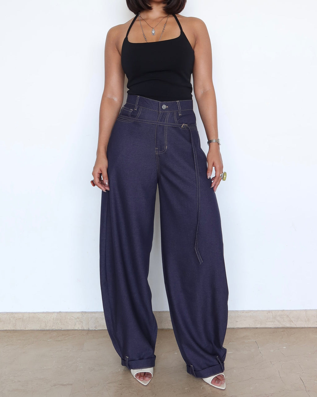 RǏWYÑ | Secondary Denim Look A Like Street Core Pants