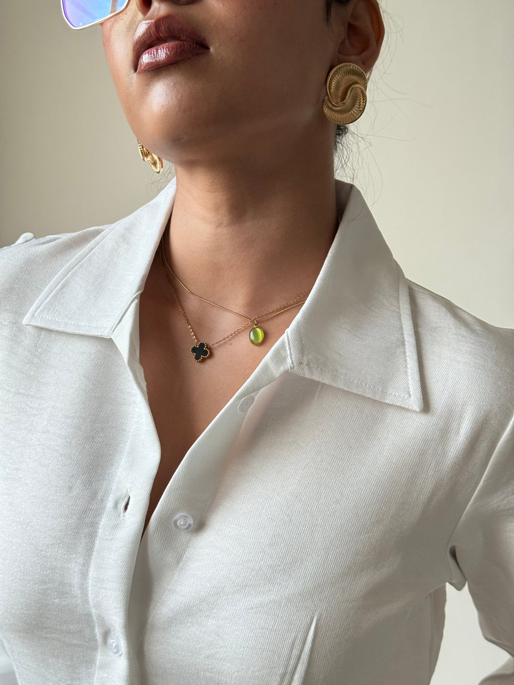 RǏWYÑ | Sculpted Waistline Classic Shirt