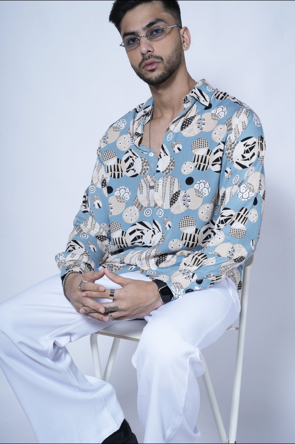 RIWYN Infinite Circle Full-Sleeves Shirt