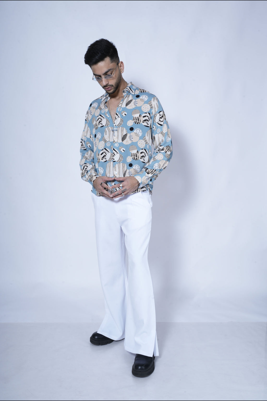 RIWYN Infinite Circle Full-Sleeves Shirt