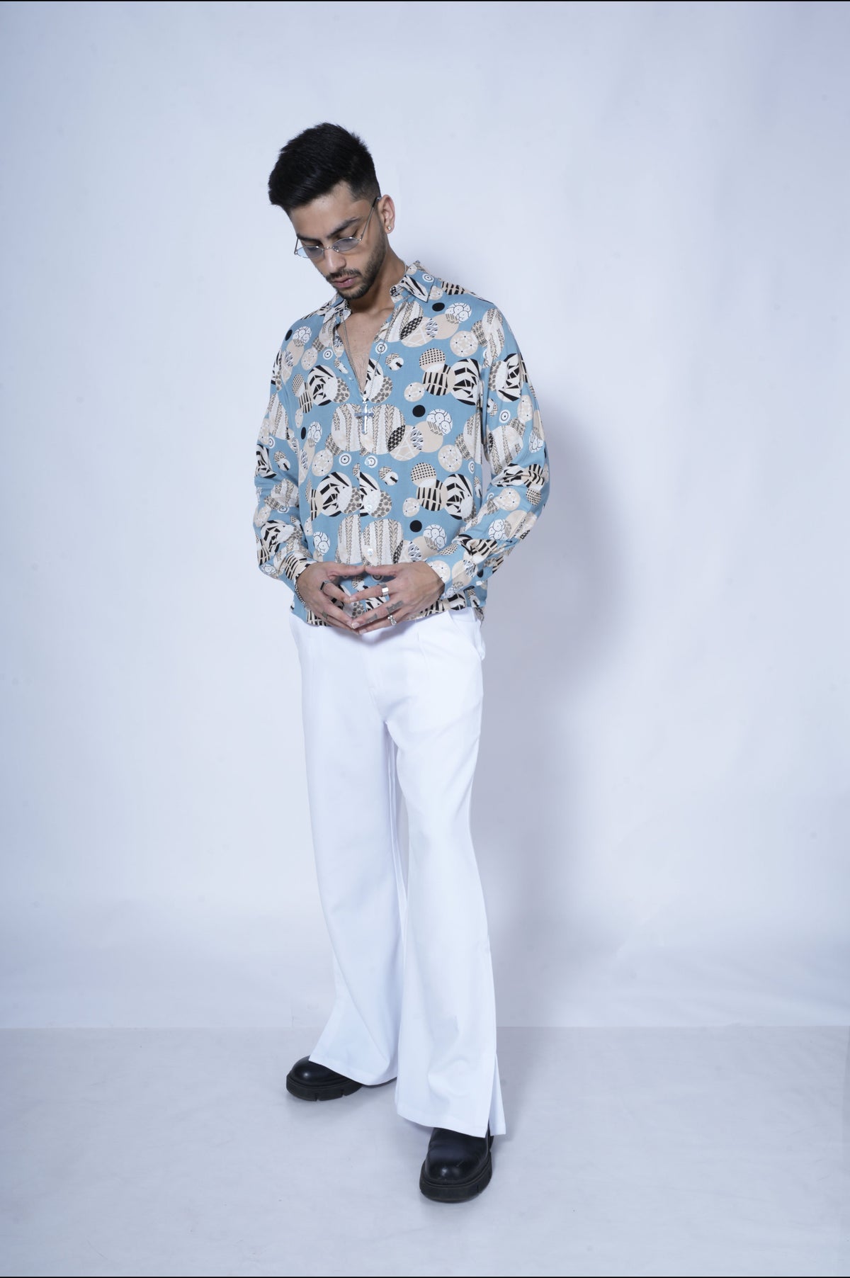RIWYN Infinite Circle Full-Sleeves Shirt