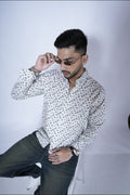 RIWYN Evil Eye Guardian Print Full-Sleeves Shirt