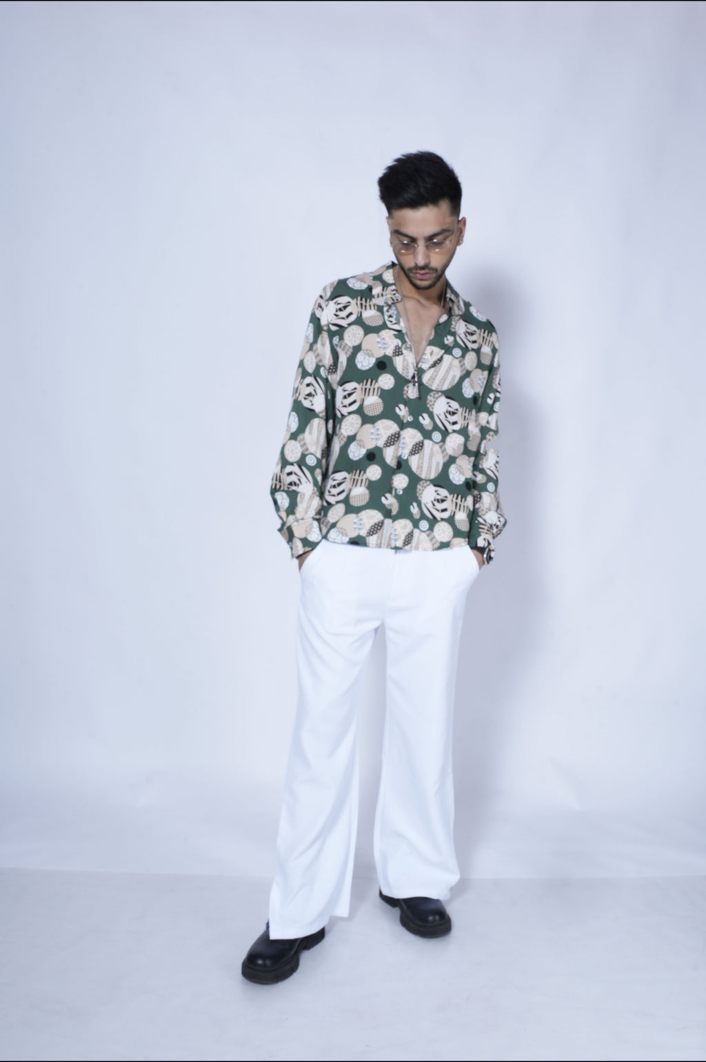 RIWYN Infinite Circle Full-Sleeves Shirt