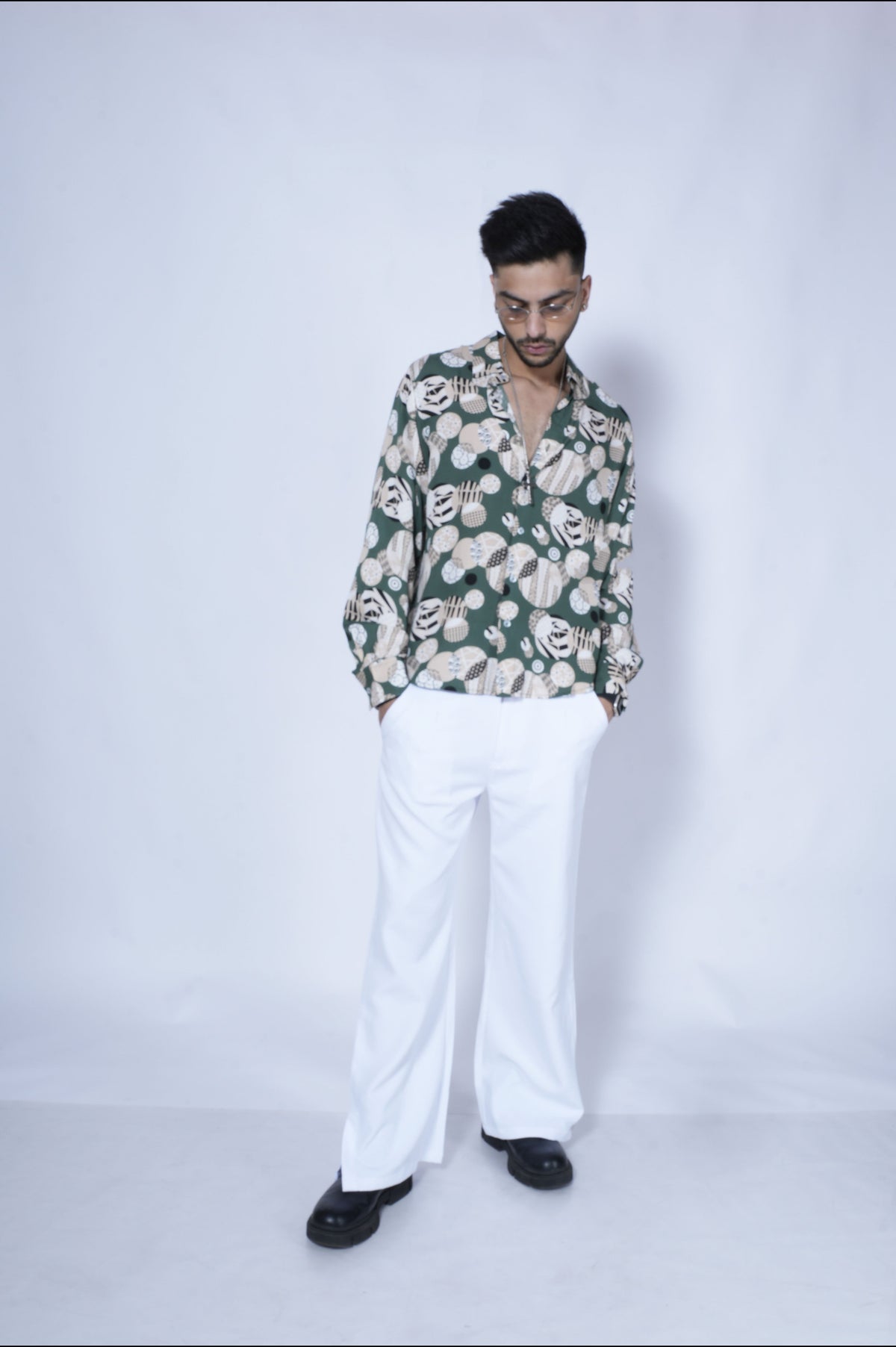 RIWYN Infinite Circle Full-Sleeves Shirt