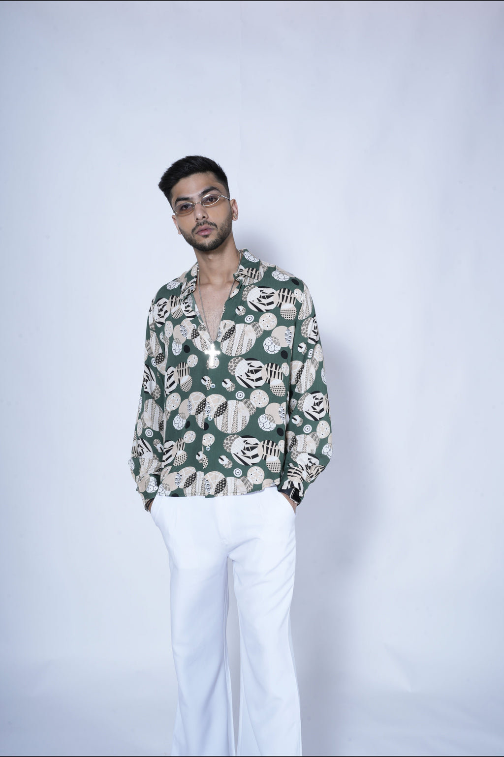 RIWYN Infinite Circle Full-Sleeves Shirt