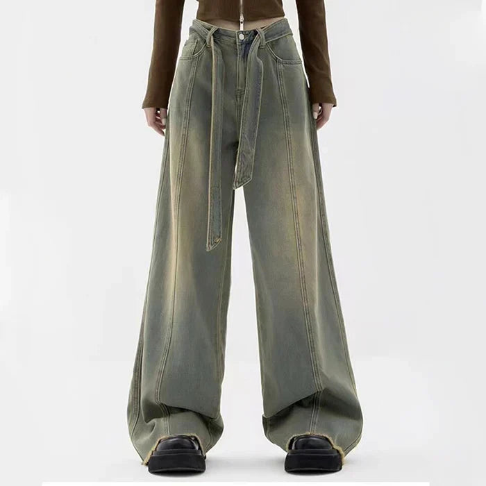 RǏWYÑ | Blue Dust Essence Baggy Jeans