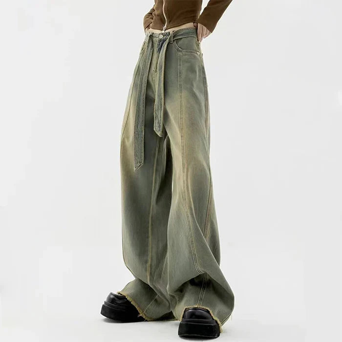 RǏWYÑ | Blue Dust Essence Baggy Jeans