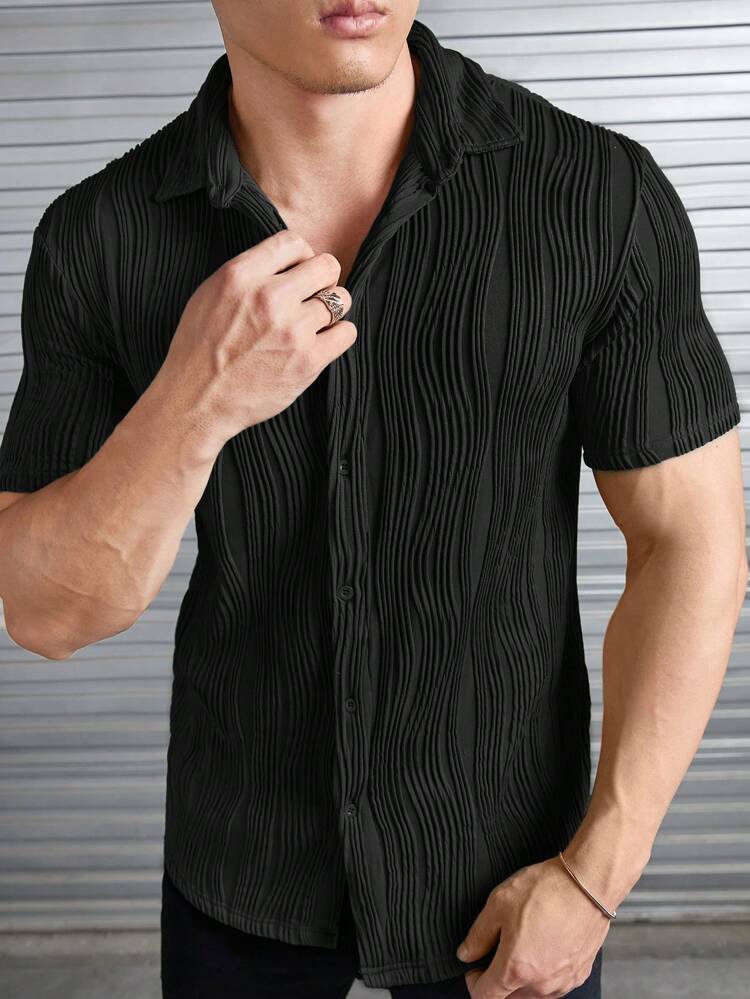RIWYN Fine Knit Slim Fit Shirt