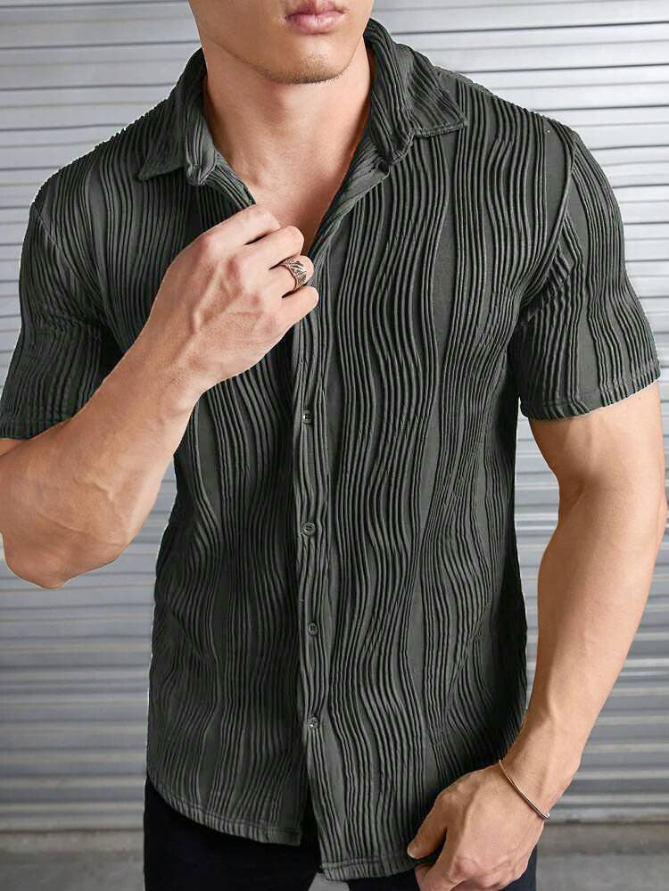 RIWYN Fine Knit Slim Fit Shirt