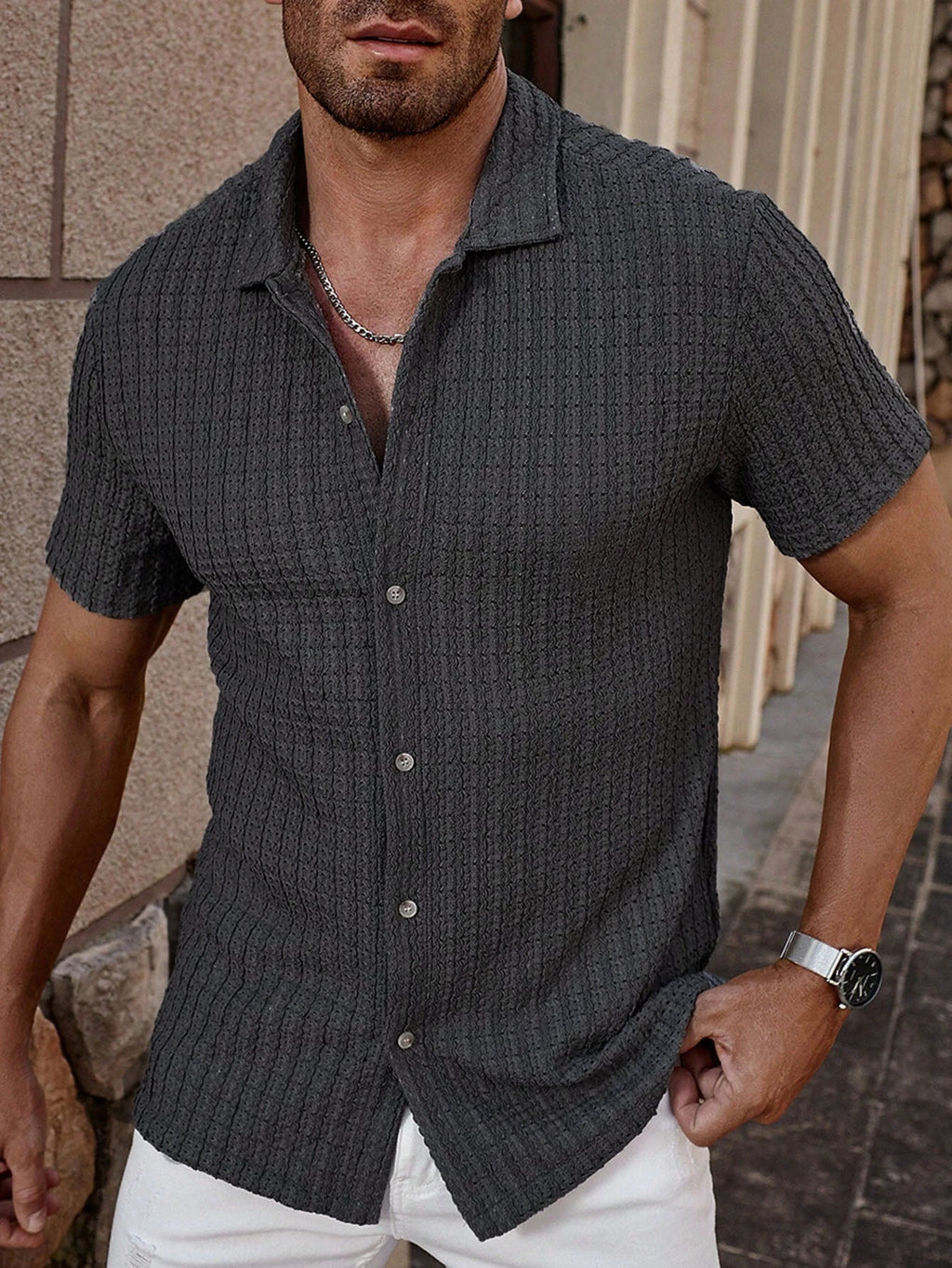RIWYN Fresh Flow Textured Shirt