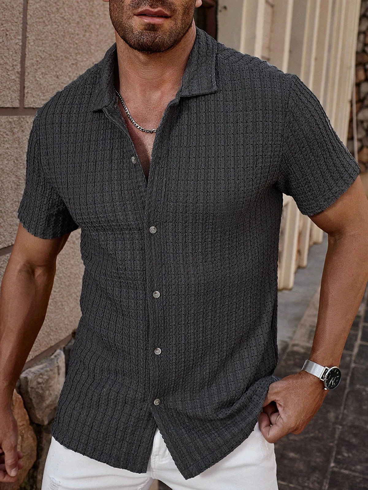 RIWYN Fresh Flow Textured Shirt