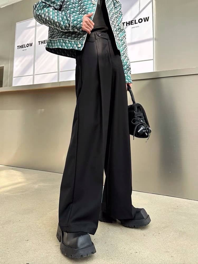 RIWYN Oh So Wide Korean Men Pants