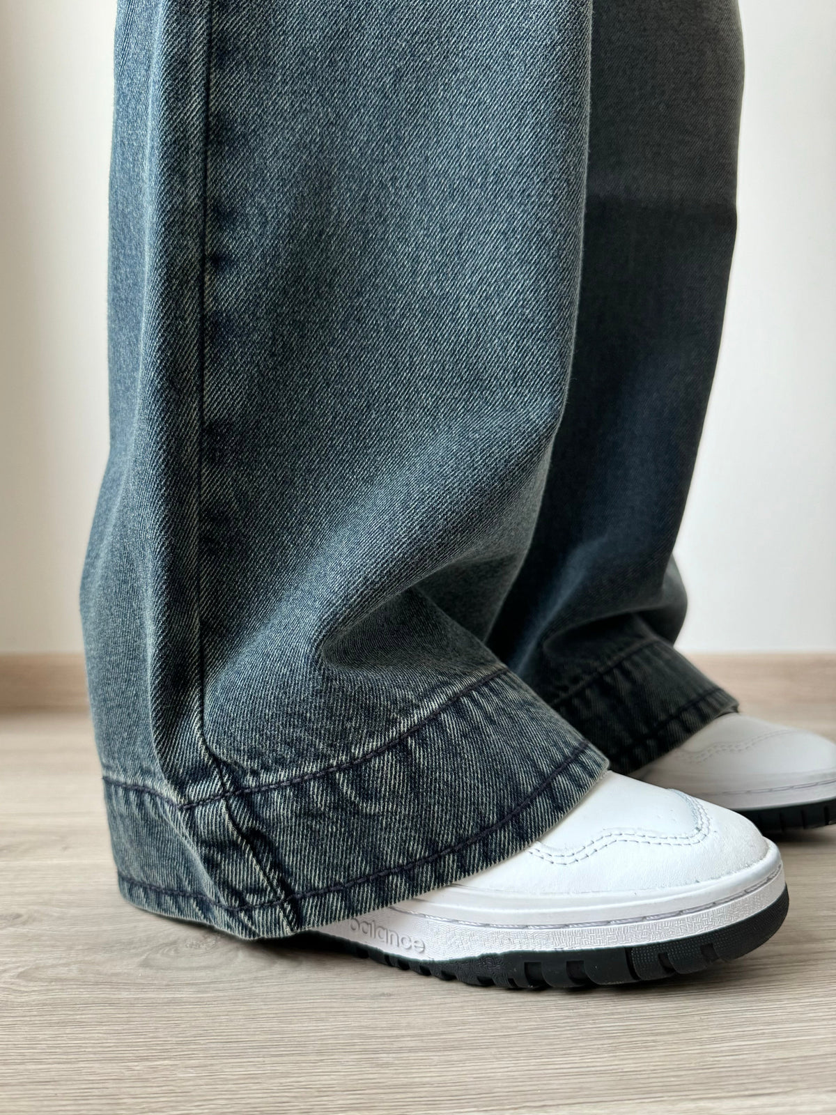 RǏWYÑ | Grunge Edge Double Button High-Waisted Denim