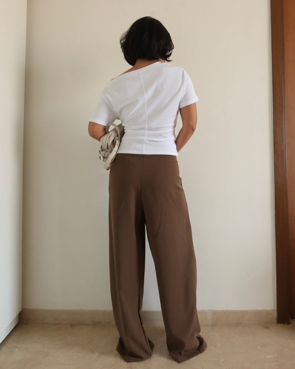 RǏWYÑ | Outline Pleats Pants