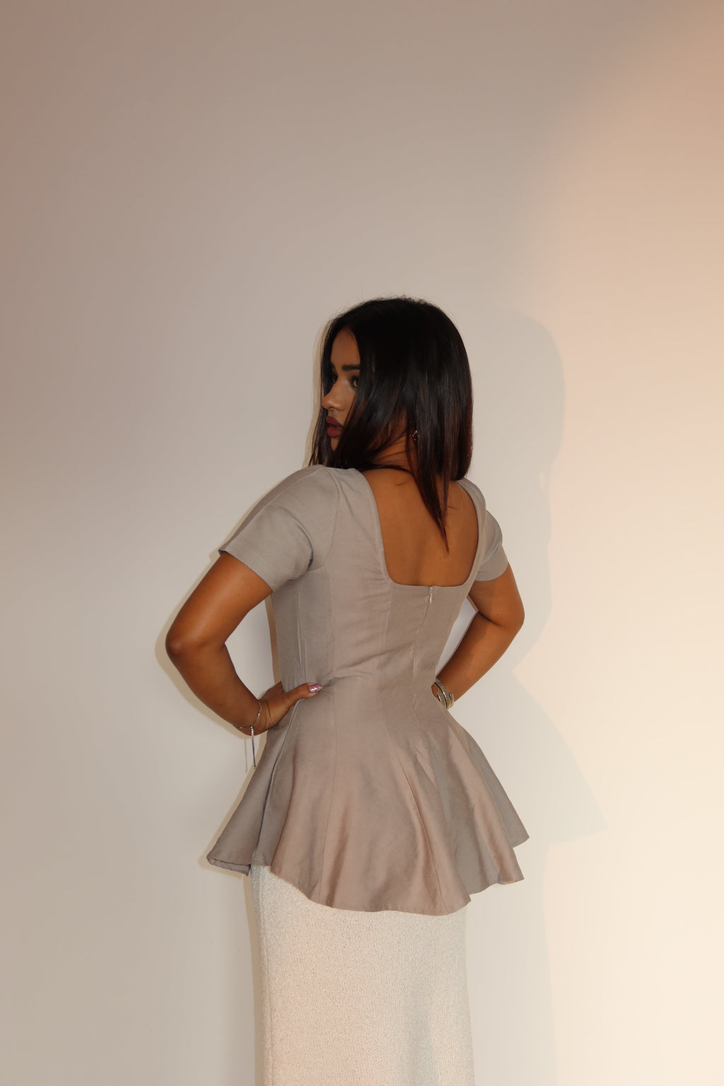 RǏWYÑ | Grace Flare Corset Top