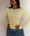 RǏWYÑ | Wavy Aura Full Sleeve Top