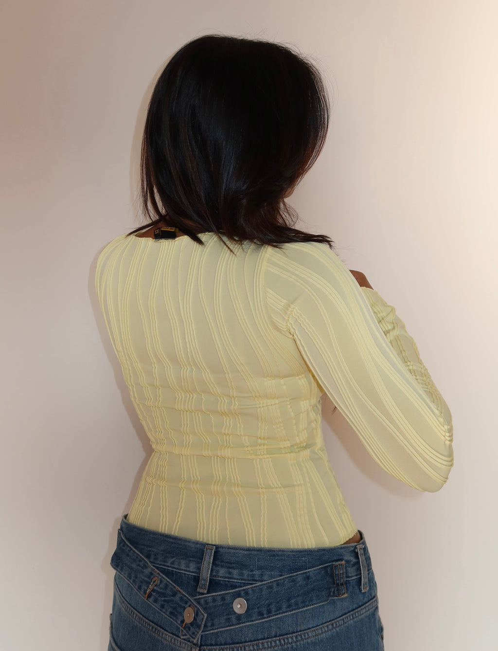 RǏWYÑ | Wavy Aura Full Sleeve Top
