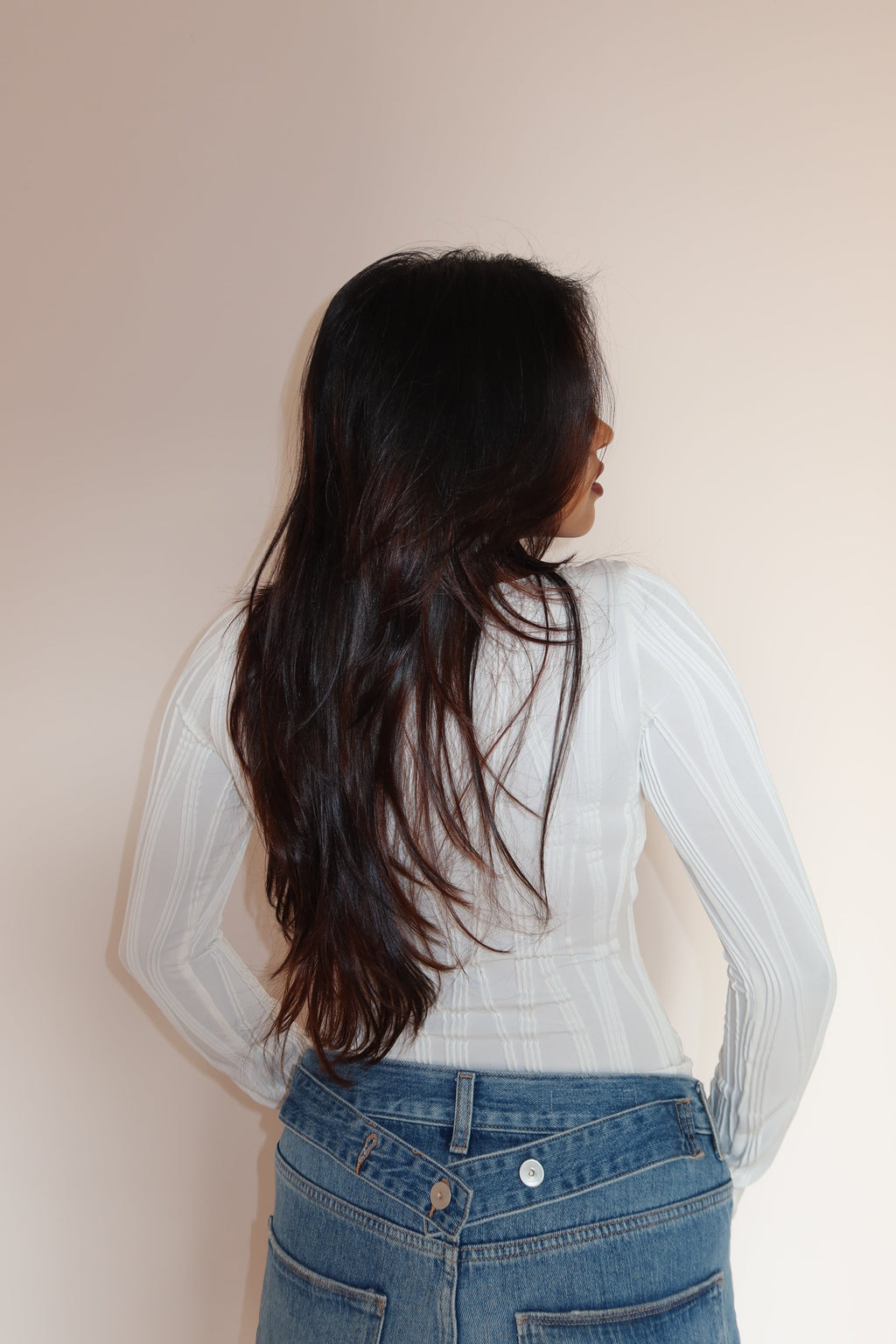 RǏWYÑ | Wavy Aura Full Sleeve Top