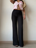 RǏWYÑ | Chevron Edge Flare Leg Pants