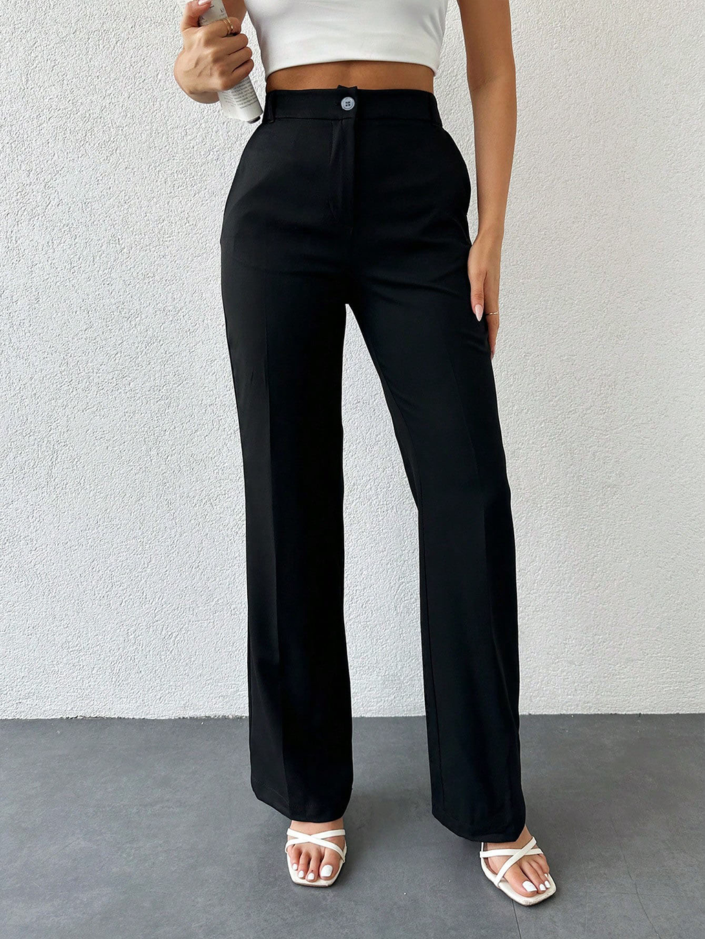 RǏWYÑ | Everyday Straight leg High Waist Pants