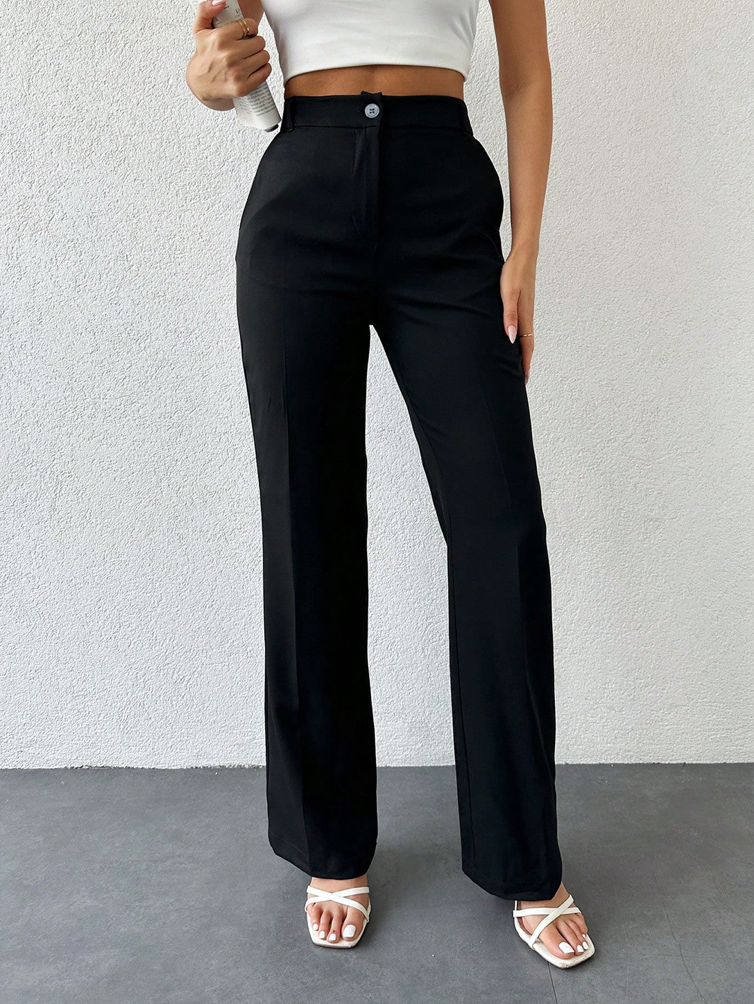 RǏWYÑ | Everyday Straight leg High Waist Pants