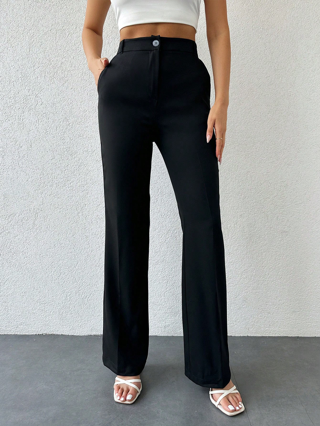 RǏWYÑ | Everyday Straight leg High Waist Pants