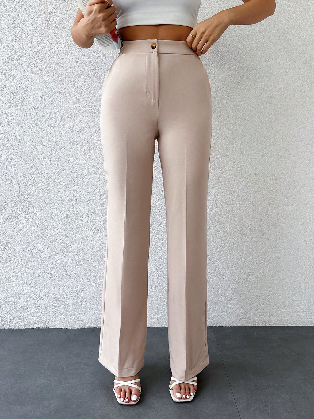 RǏWYÑ | Everyday Straight leg High Waist Pants