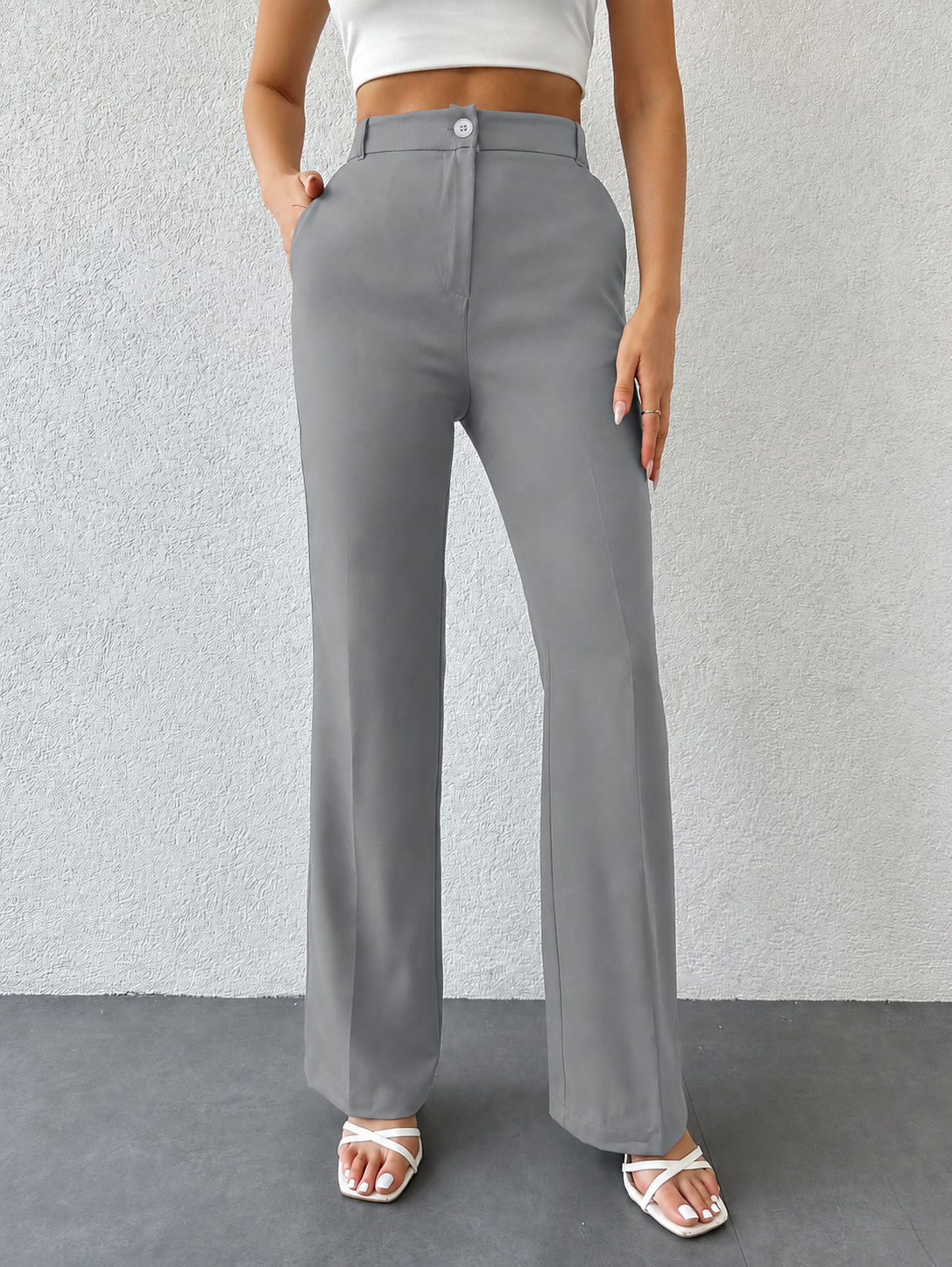 RǏWYÑ | Everyday Straight leg High Waist Pants