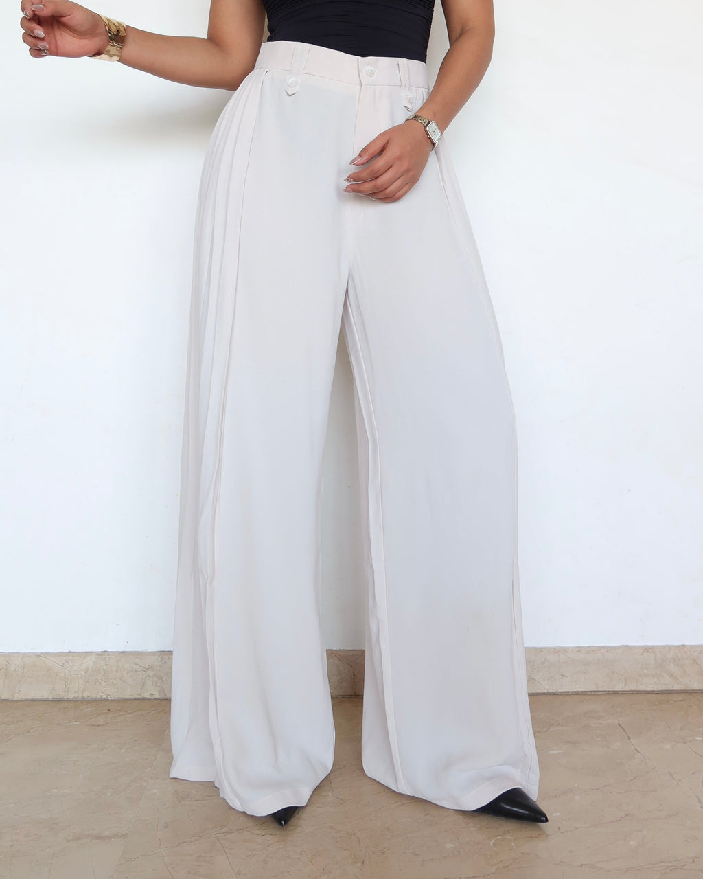 RǏWYÑ | Pleat Please Wide Leg Pants