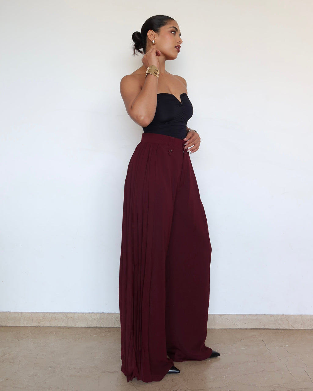 RǏWYÑ | Pleat Please Wide Leg Pants
