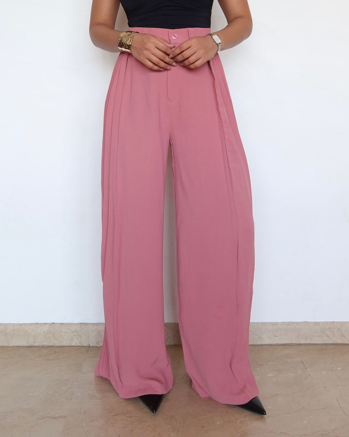 RǏWYÑ | Pleat Please Wide Leg Pants