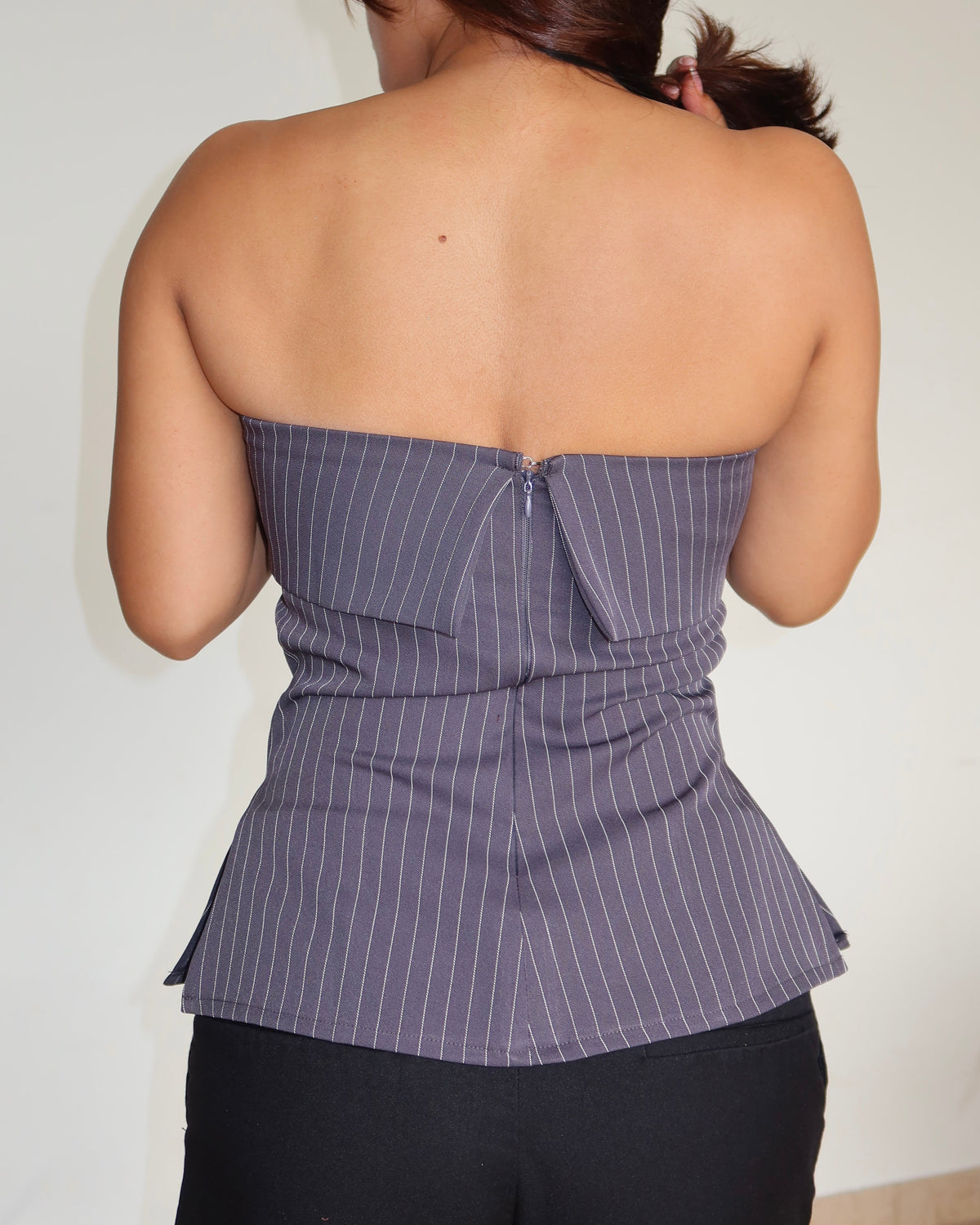 RǏWYÑ | Sleek Stripe Bandeau Top
