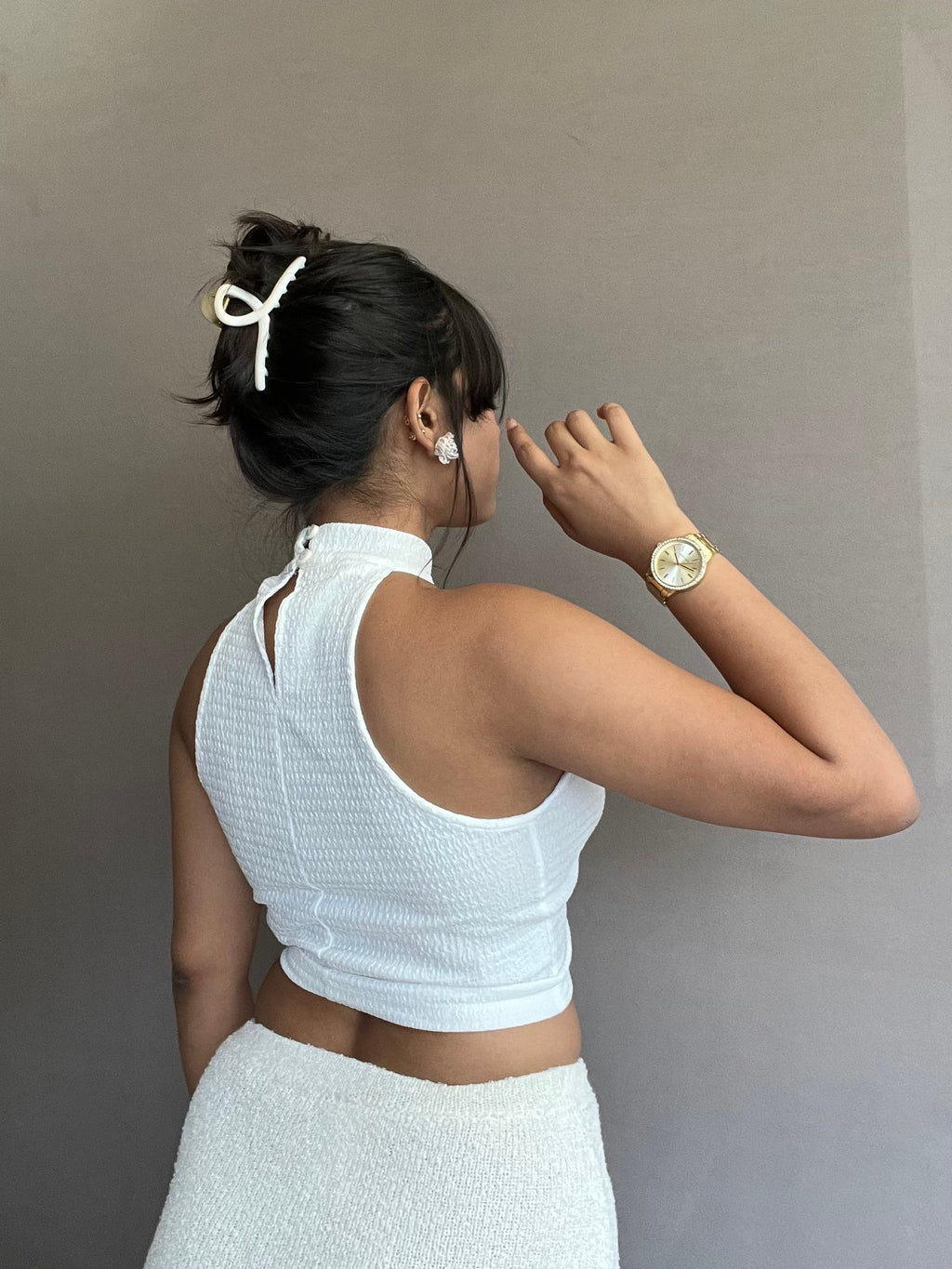 RǏWYÑ | Unique Chic Irregular Halter Neck Top