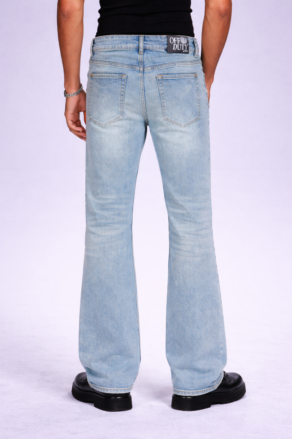 RIWYN Blue Hype Wash Bootcut Jeans