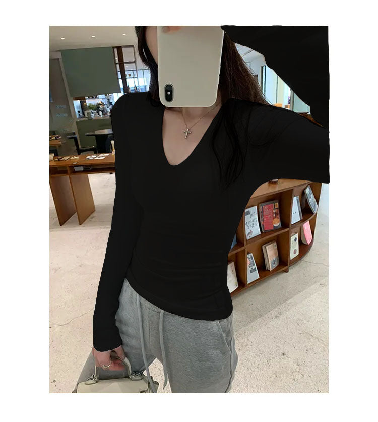 RǏWYÑ | Supreme V-Neck Fitted Top