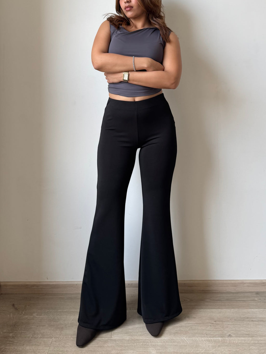 RǏWYÑ | Fit & Flare Seamless Trousers