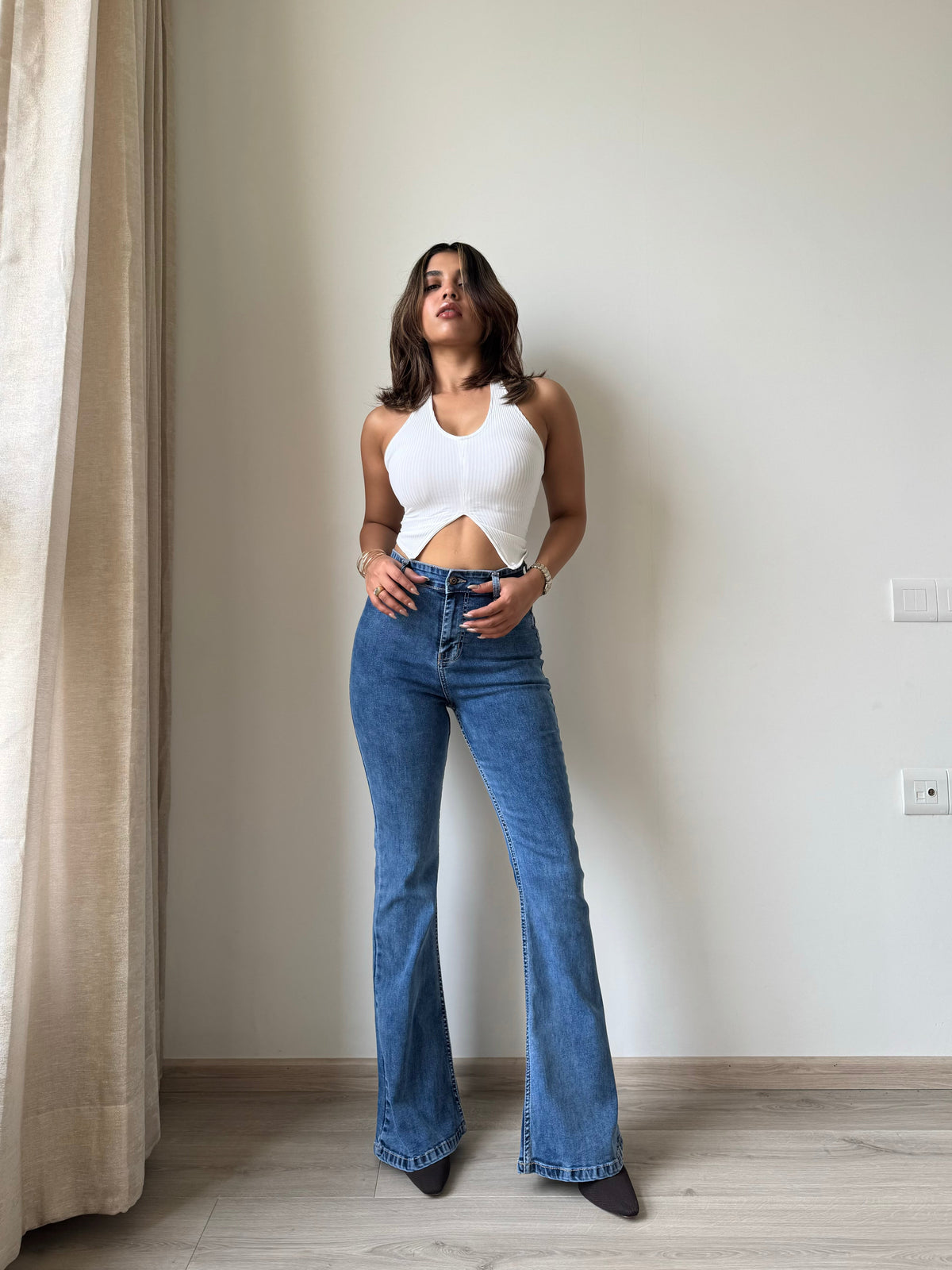 RǏWYÑ | Ultra High Rise Flare Bootcut Jeans