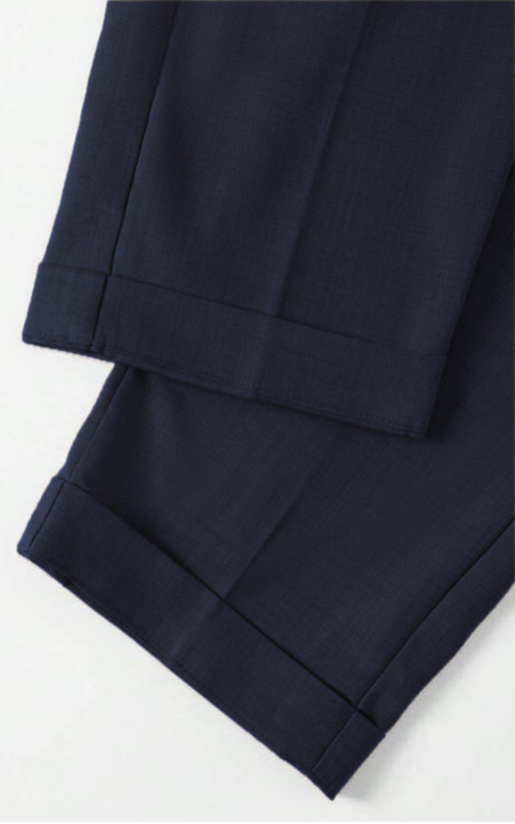 RIWYN Refined Tailored Pleat Linen Pants