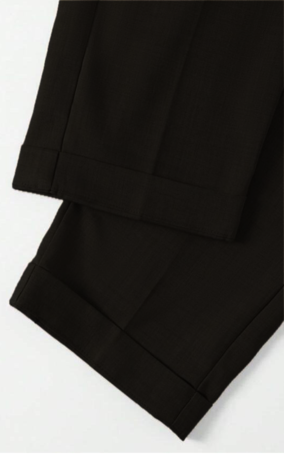 RIWYN Refined Tailored Pleat Linen Pants
