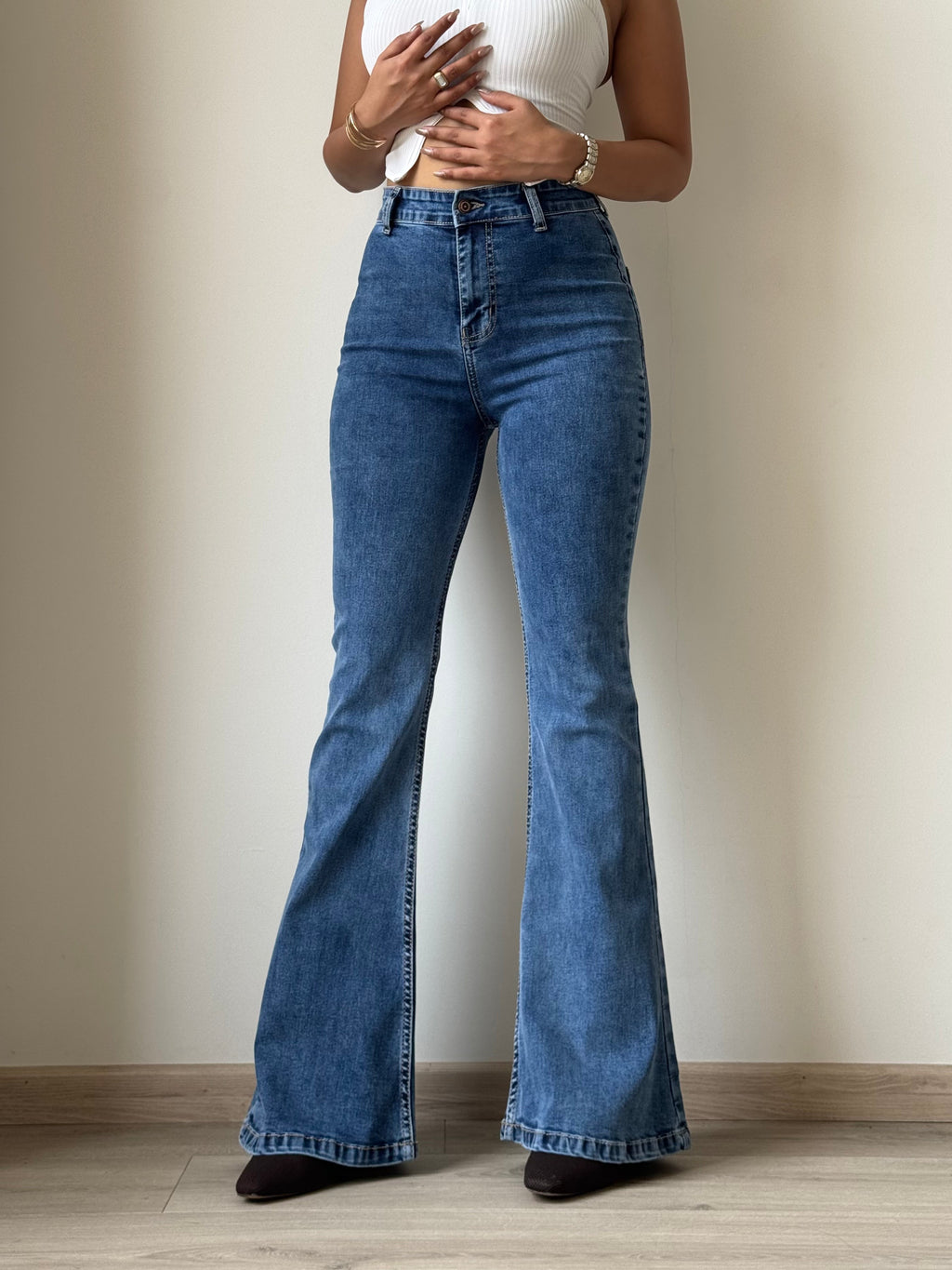 RǏWYÑ | Ultra High Rise Flare Bootcut Jeans