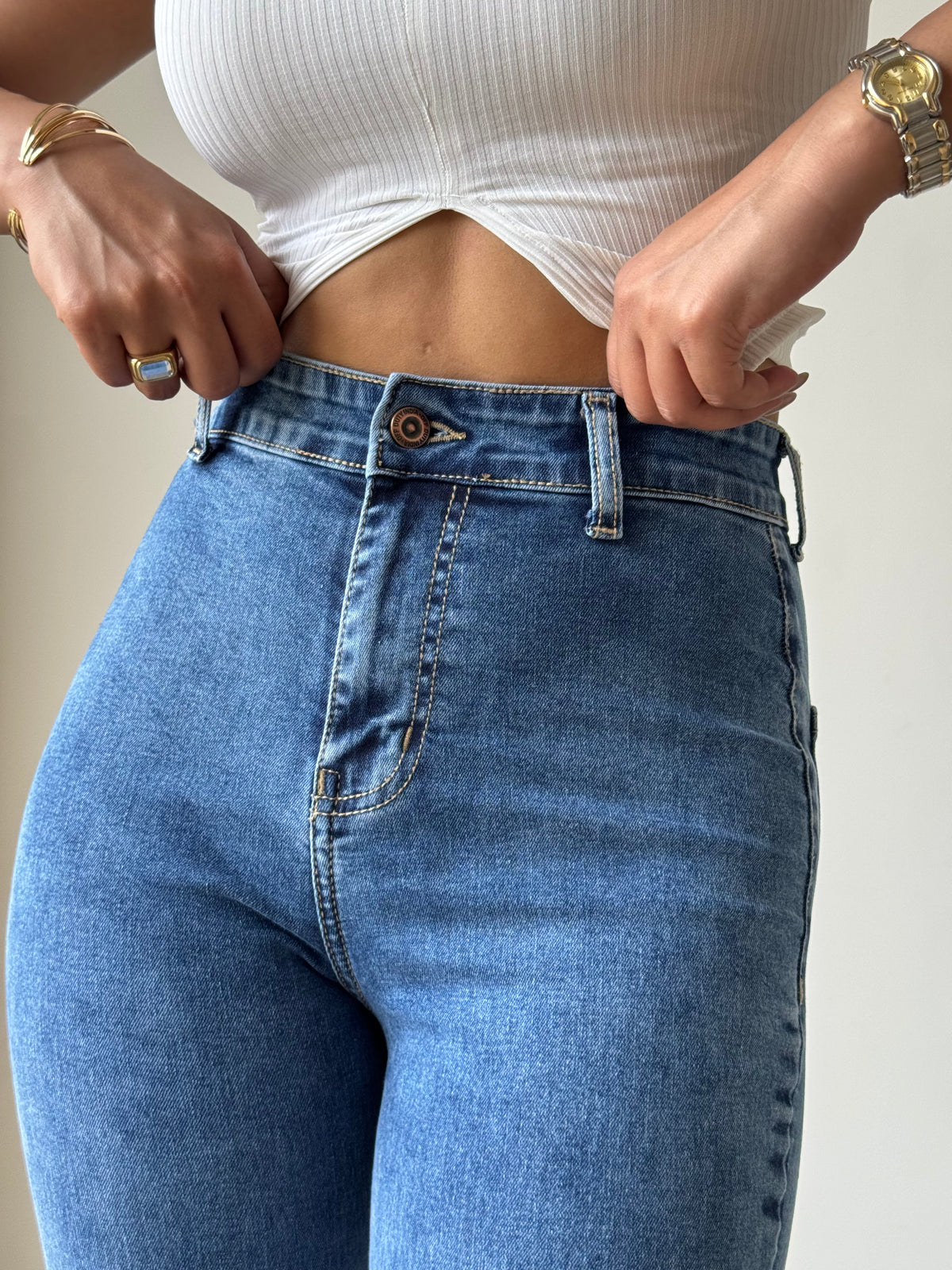 RǏWYÑ | Ultra High Rise Flare Bootcut Jeans