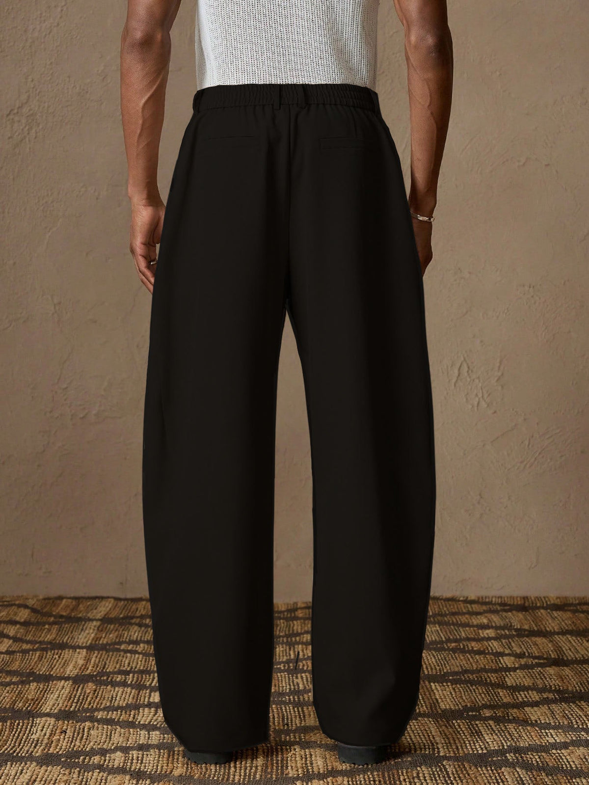 RIWYN Draped Game Pleated Trouser