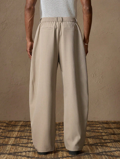RIWYN Draped Game Pleated Trouser