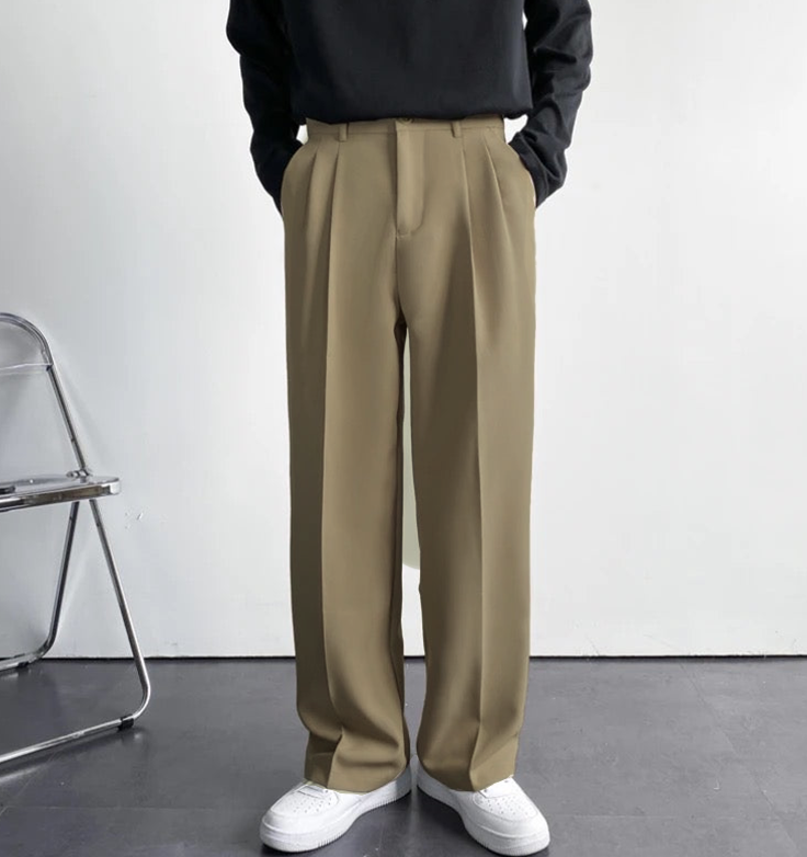 RIWYN Korean Baggy Loose Fit Pants For Men