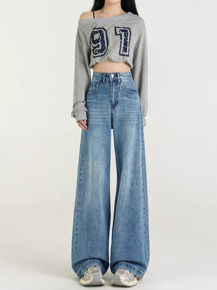 RǏWYÑ | Backfield Aura Wide Leg Jeans