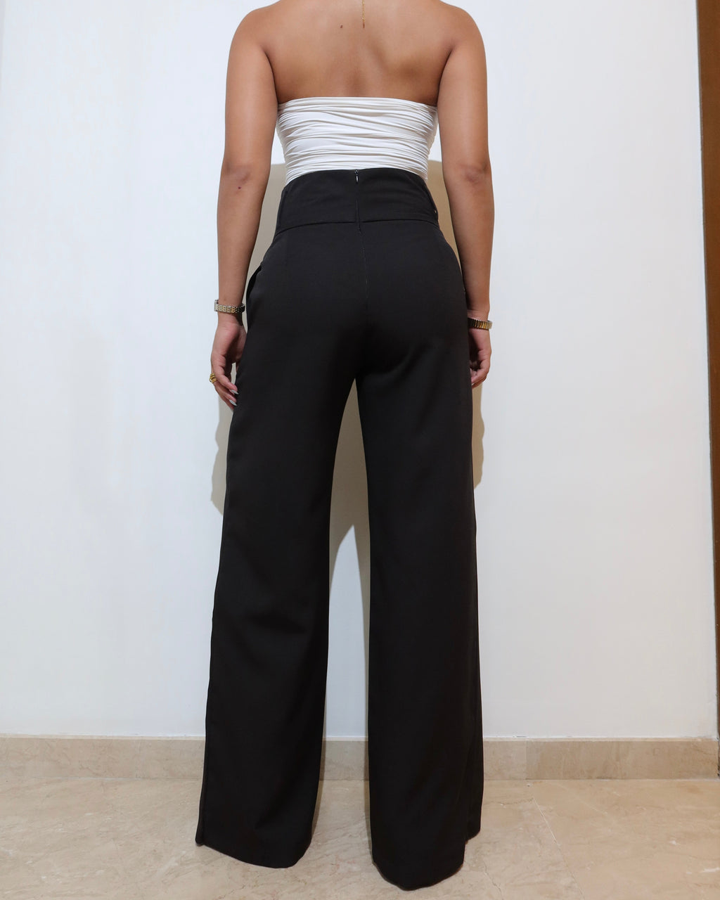 RǏWYÑ | Flattered Flap Straight Pants