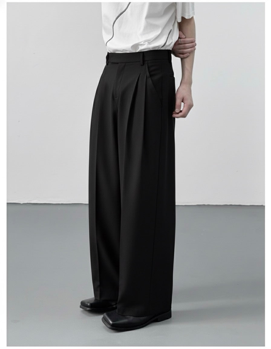 RIWYN Spanish Cut Pleated Pants